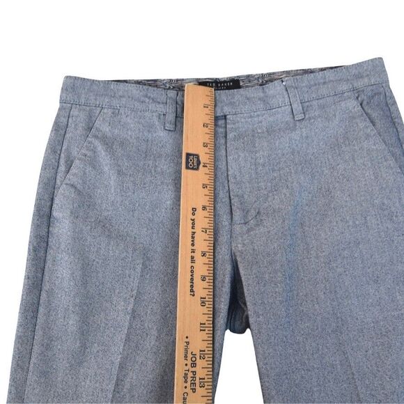 Ted Baker London Blue Gray Pants 30R x 30L Slim Fit Smart Casual Businesscore - Picture 7 of 10
